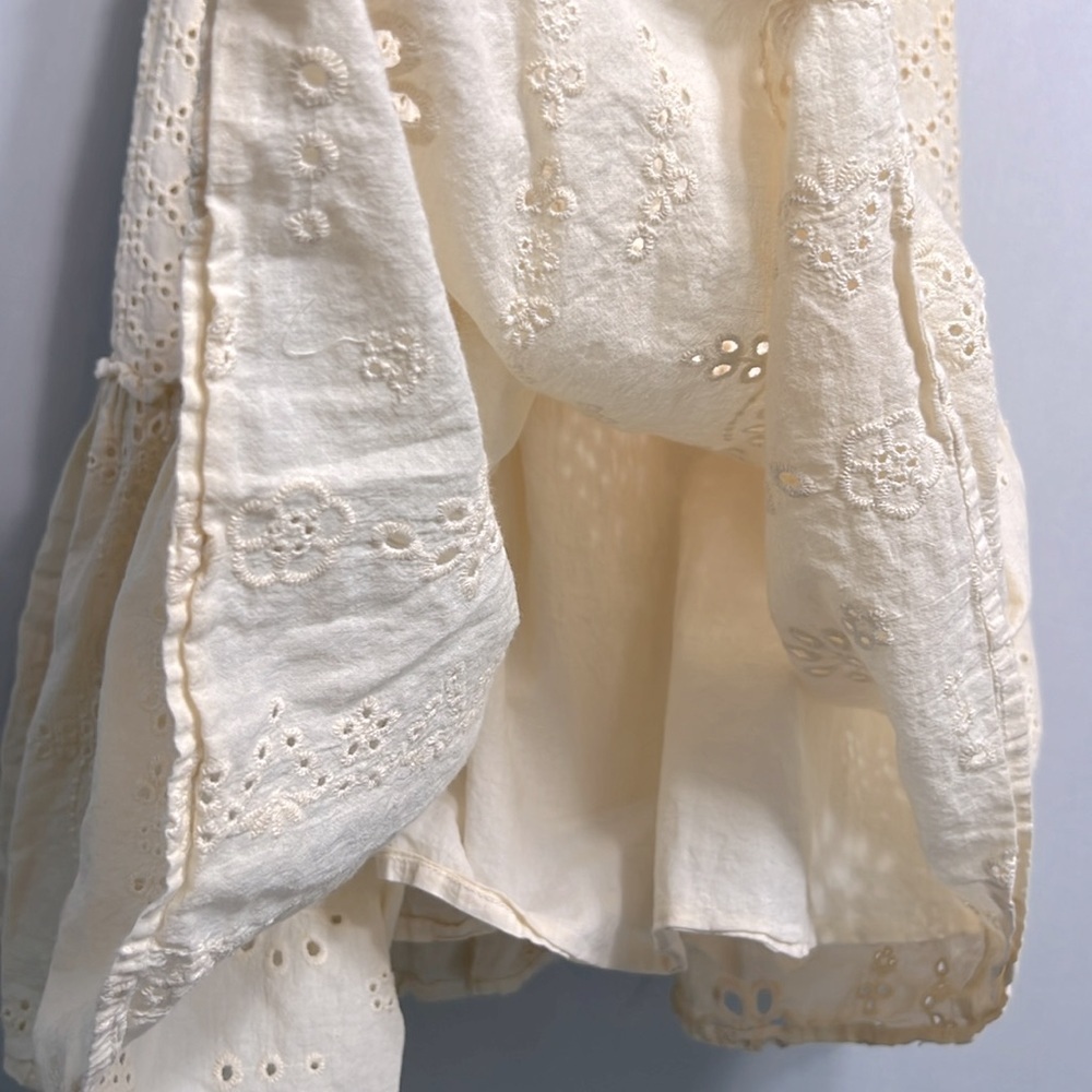Chelsea & Violet Cream Eyelet Tiered Sundress - Picture 3 of 8